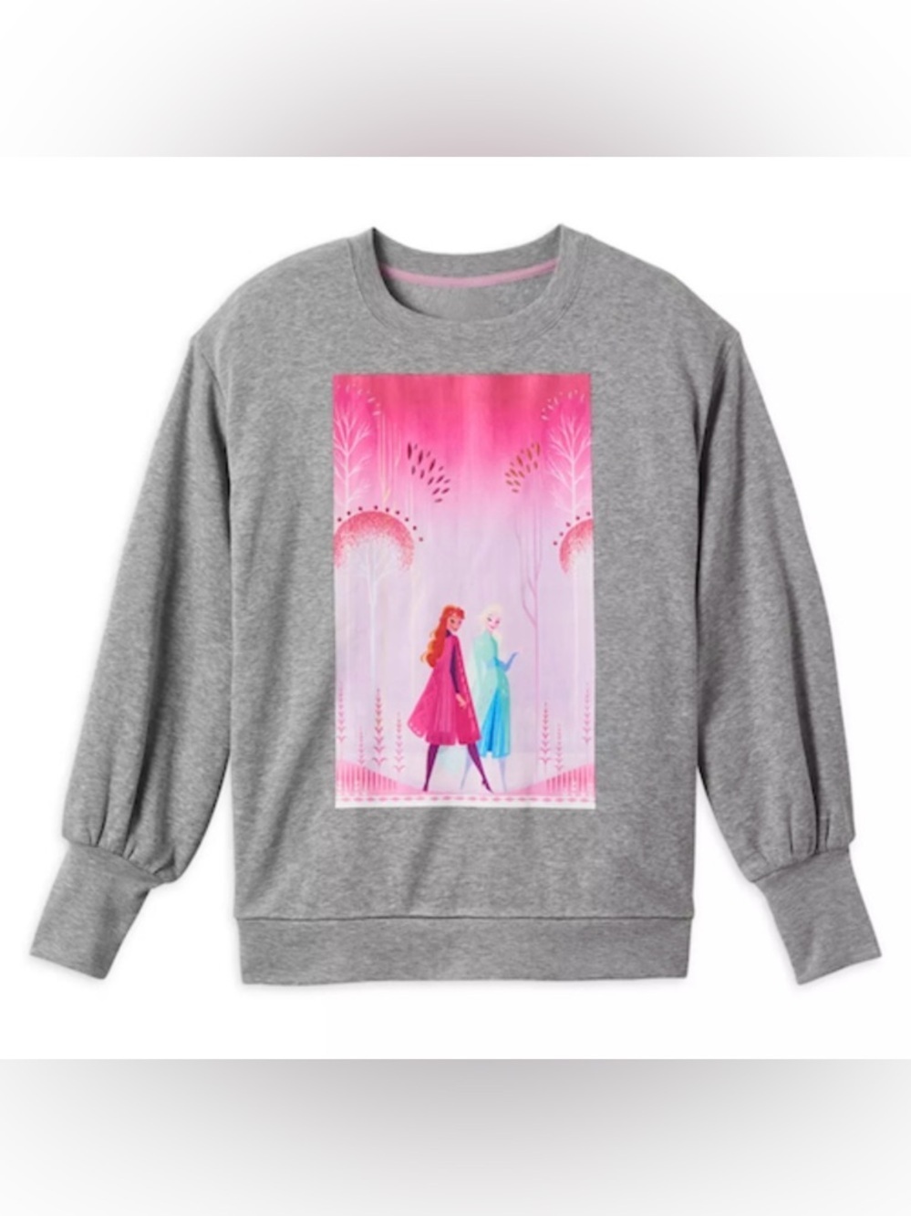 Disney Frozen Anna & Elsa Crewneck Sweatshirt by Brittney Lee NWT